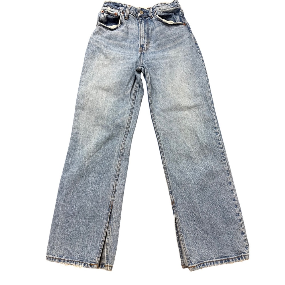 Abercrombie & Fitch Jeans Womens 27/4s Light Blue 90s Relaxed Curve Love Y2k